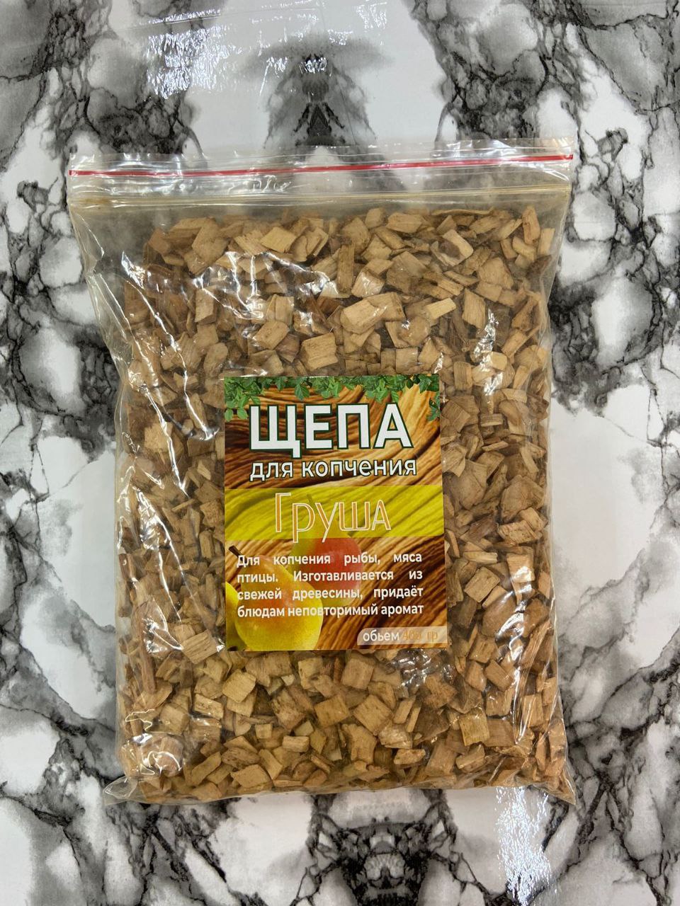 картинка Щепа грушевая для копчения, 0,4 кг от магазина Мангалторг