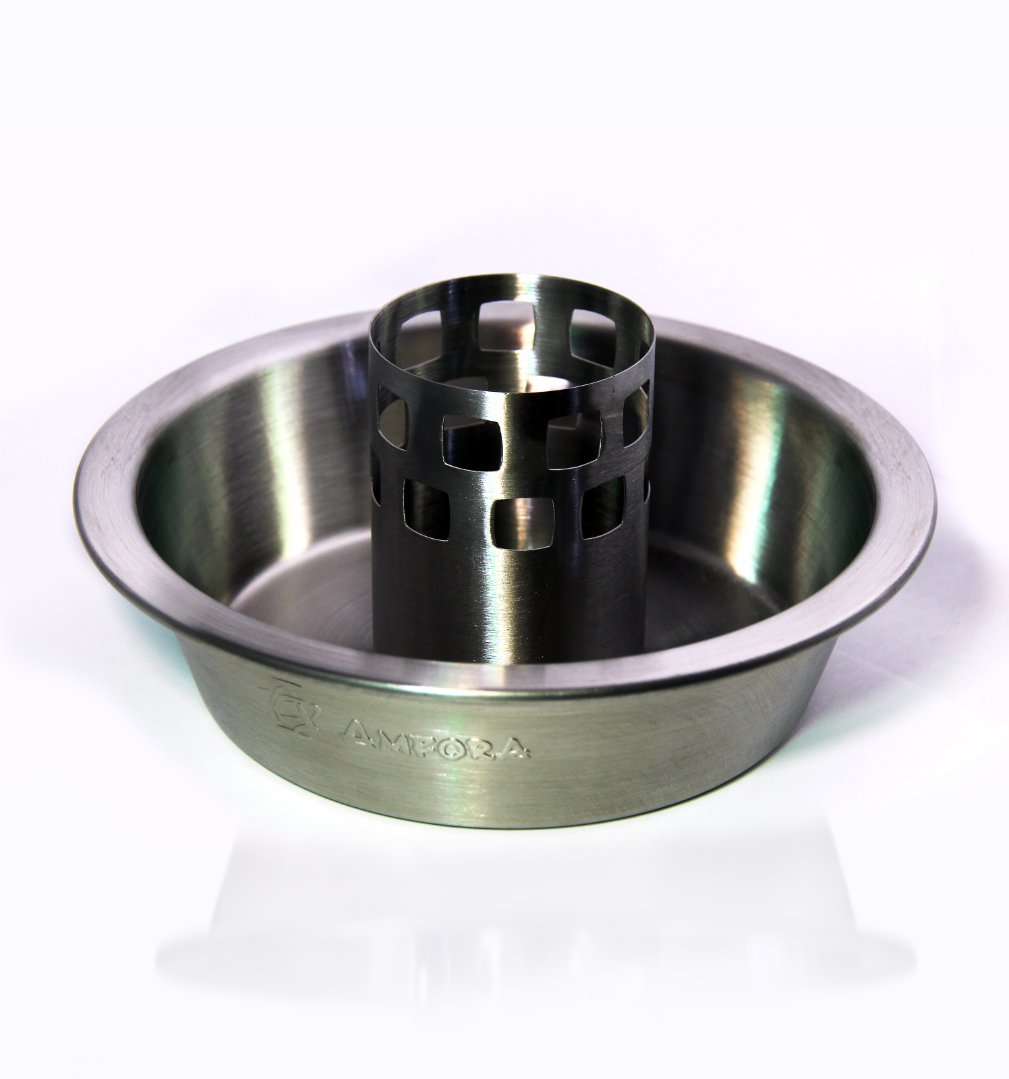 картинка Курница из нержавеющей стали Д21см от магазина Мангалторг