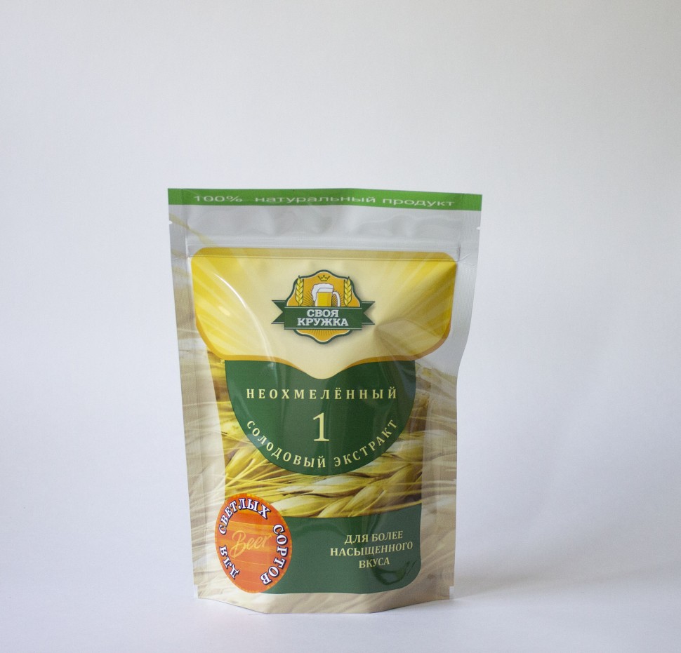 картинка Неохмеленный солодовый концентрат Своя Кружка "Пшеничный", 1 кг от магазина Мангалторг