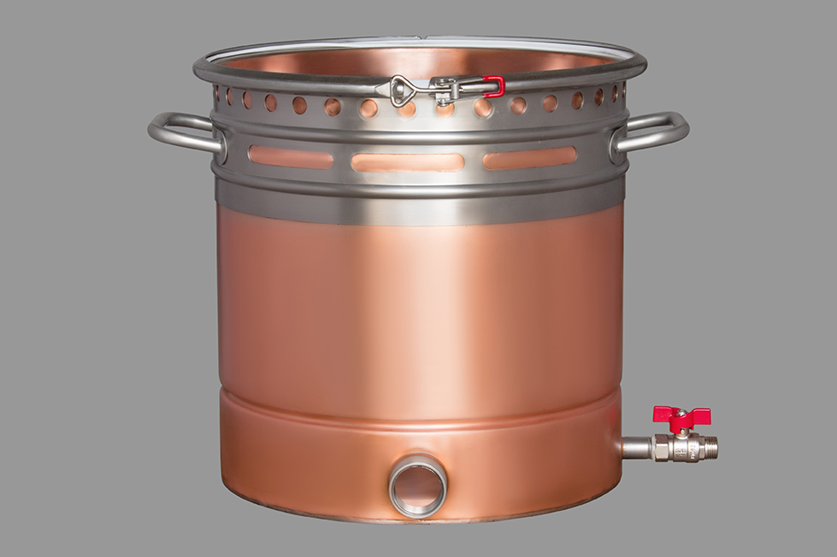 картинка Куб ХД-50/ун Максимум (maxima) (Д400) МЕДНЫЙ с индукц. дном от магазина Мангалторг