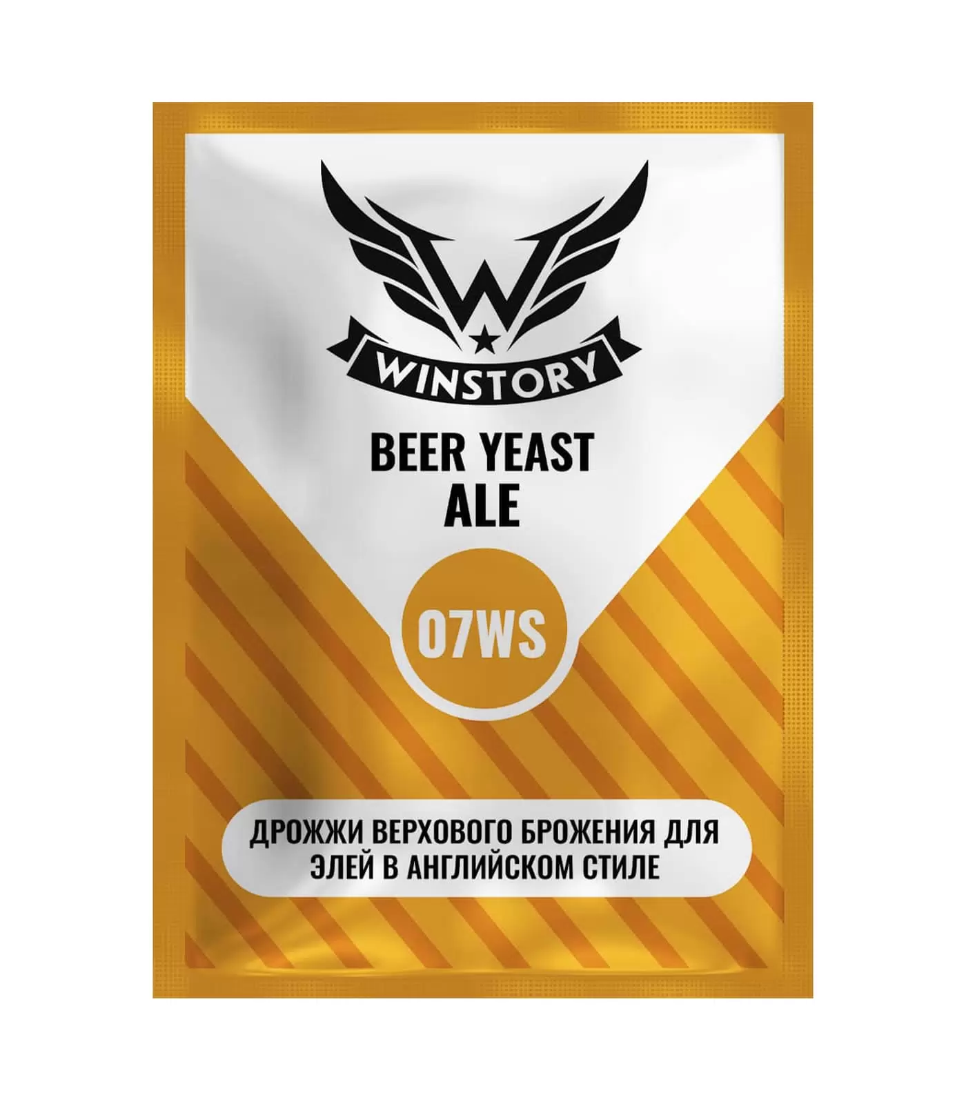 картинка Активные сухие дрожжи Винстори "Эль 07" 11гр. от магазина Мангалторг