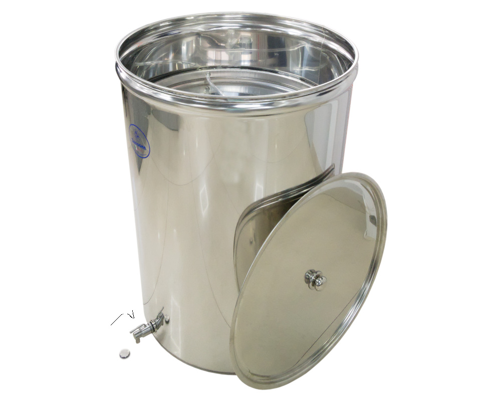 картинка Емкость нерж. с пневмо и пылезащитной крышкой, 300л. от магазина Мангалторг