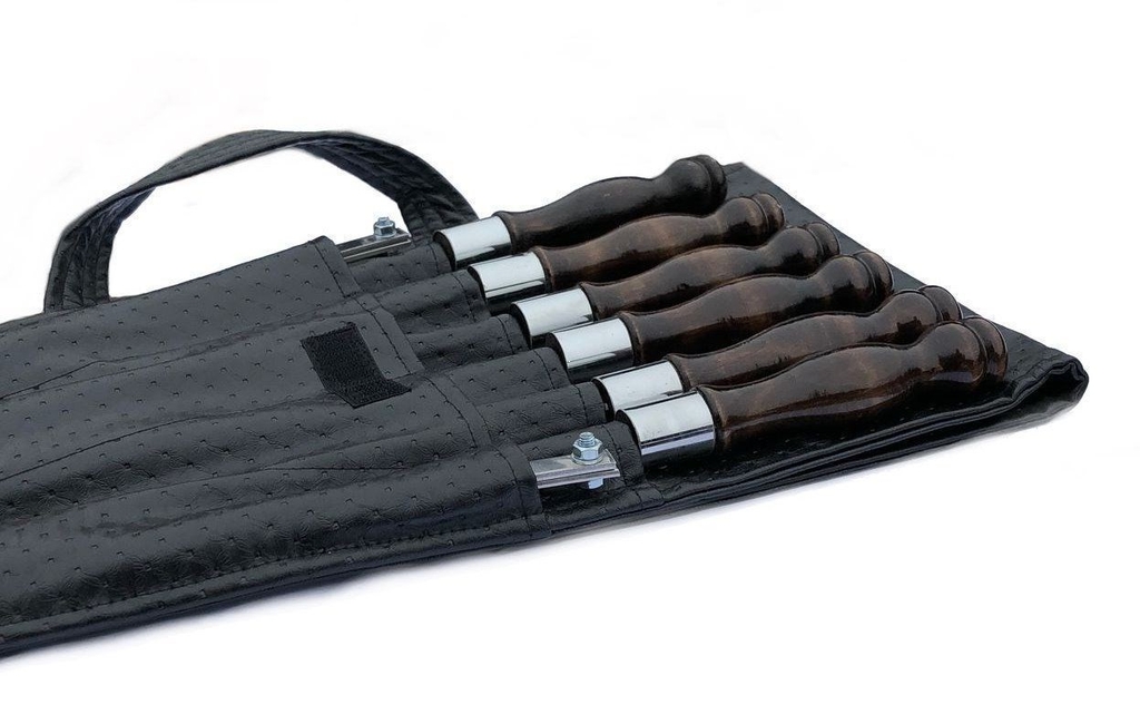 картинка Колчан для шампуров (кожа) от магазина Мангалторг