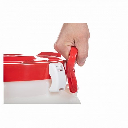 картинка Бочка 30 л герметичная с крышкой на защелках от магазина Мангалторг