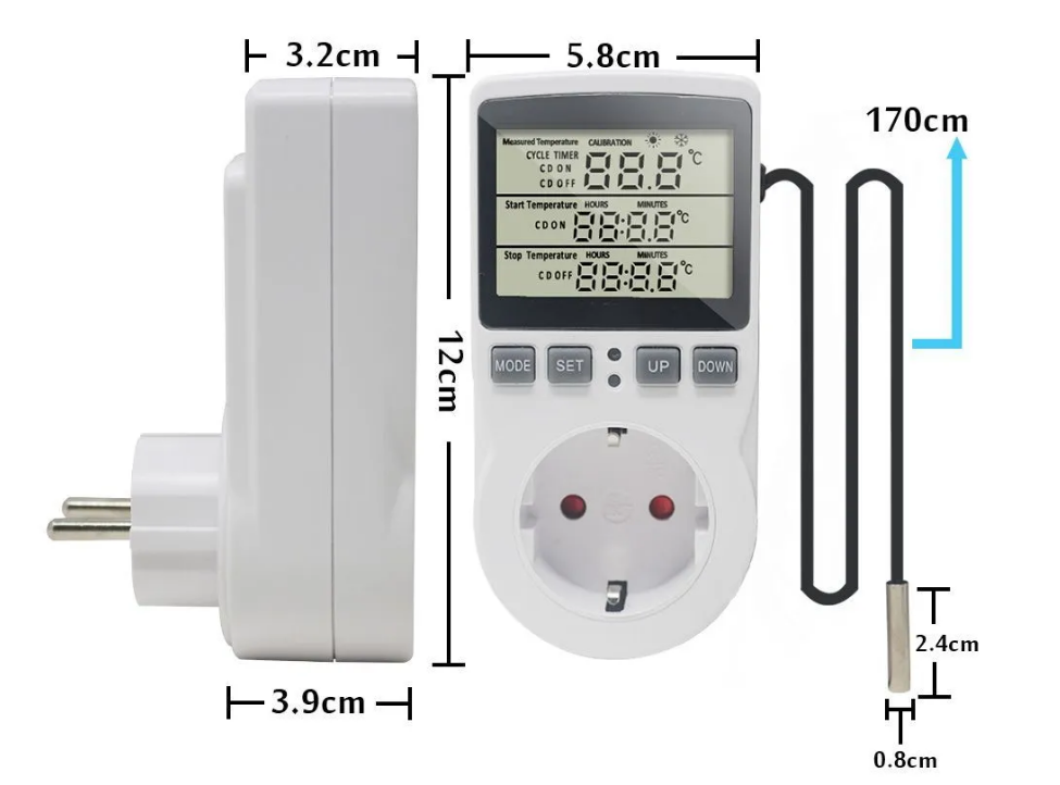 картинка Терморегулятор Кетотек (Ketotek) КТ 3100 от магазина Мангалторг