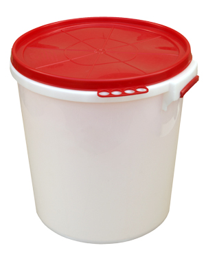 картинка Бак 32л пищевой с герметичной крышкой (красная) от магазина Мангалторг