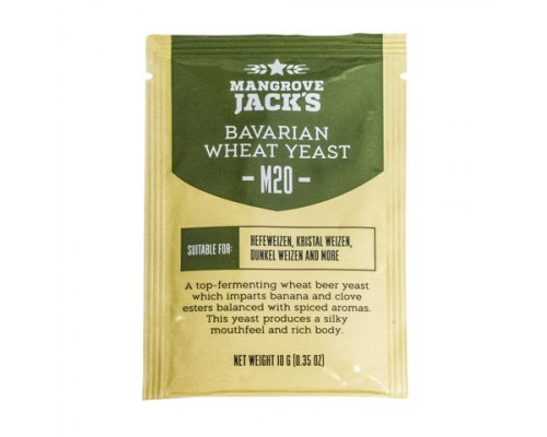 картинка Пив.дрожжи Мангрув Джек "Бавария белая М 20" (Mangrove Jack's "Bavarian Wheat M20") 10 г от магазина Мангалторг