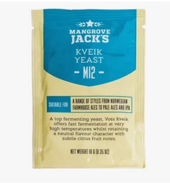 картинка Пивные дрожжи Мангрув Джек "Квейк М12" (Mangrove Jack's "Kveik M 12") 10 г от магазина Мангалторг