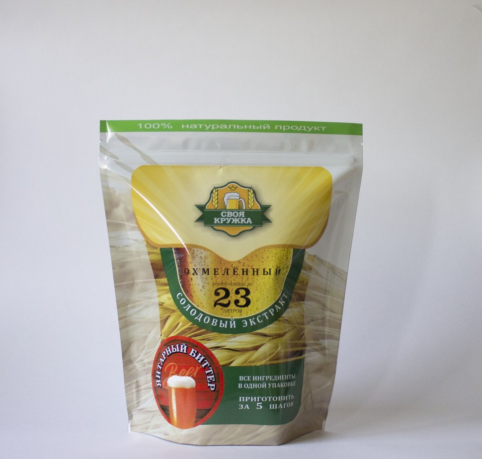 картинка Солодовый экстракт Своя Кружка "Янтарный биттер", 2,1 кг от магазина Мангалторг