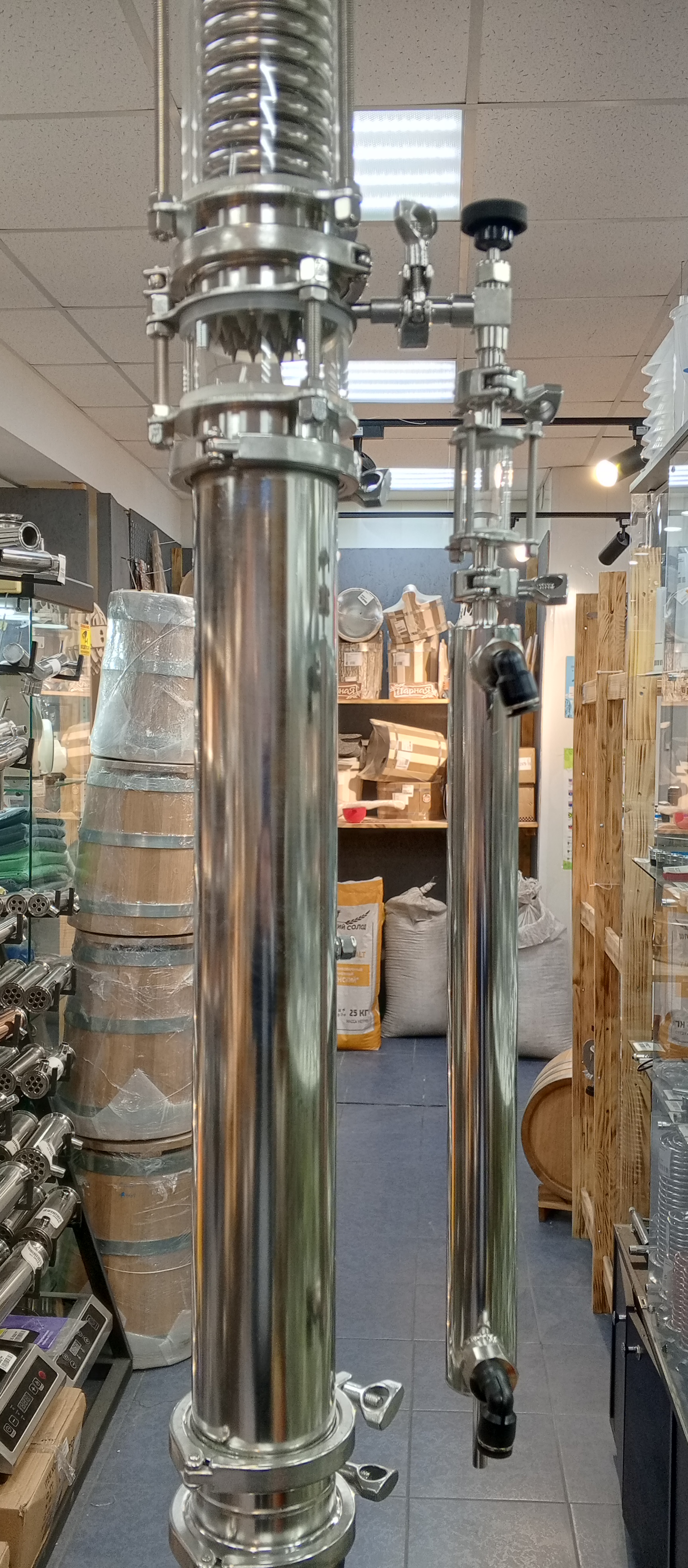 картинка Ректификационная колонна Мангалторг 3Д от магазина Мангалторг