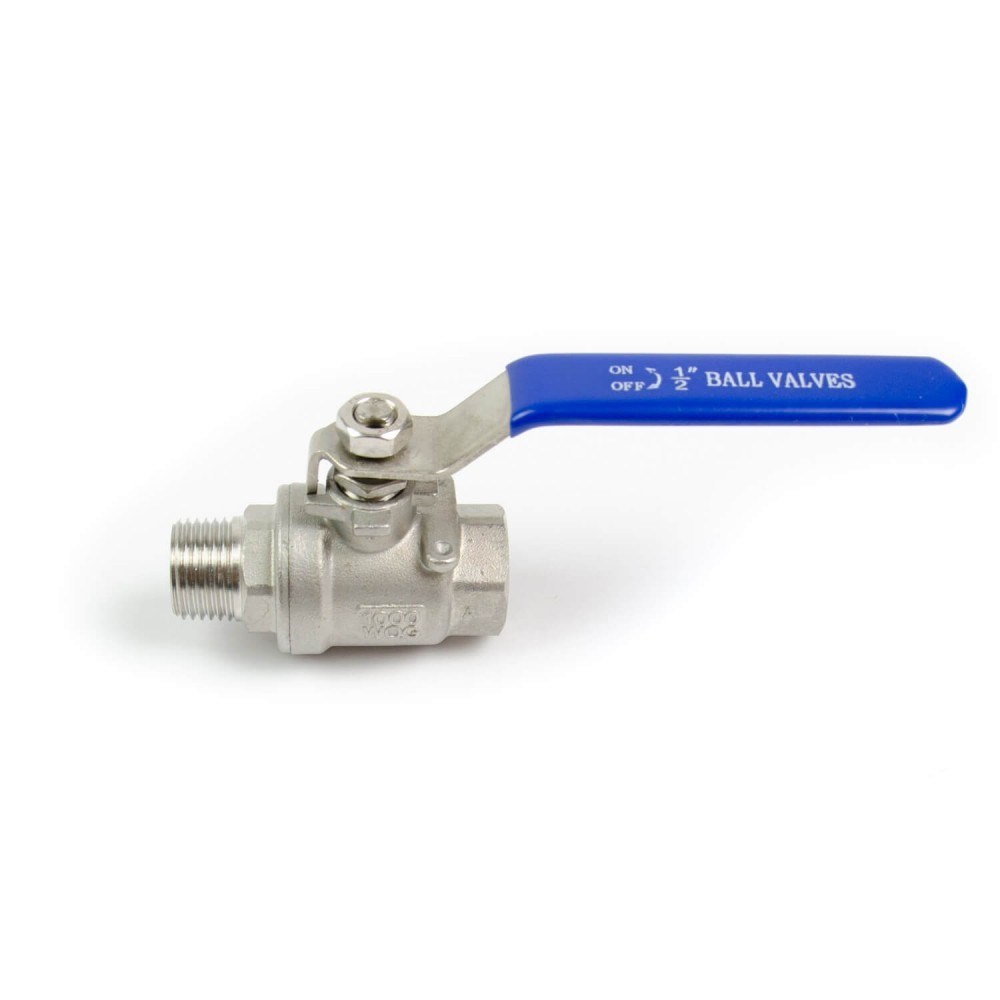 картинка Кран шаровый, размер 1/4 (304) от магазина Мангалторг