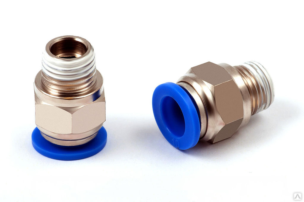 картинка Фитинг быстросьем папа, латунь 10*6, резьба 1/4 от магазина Мангалторг