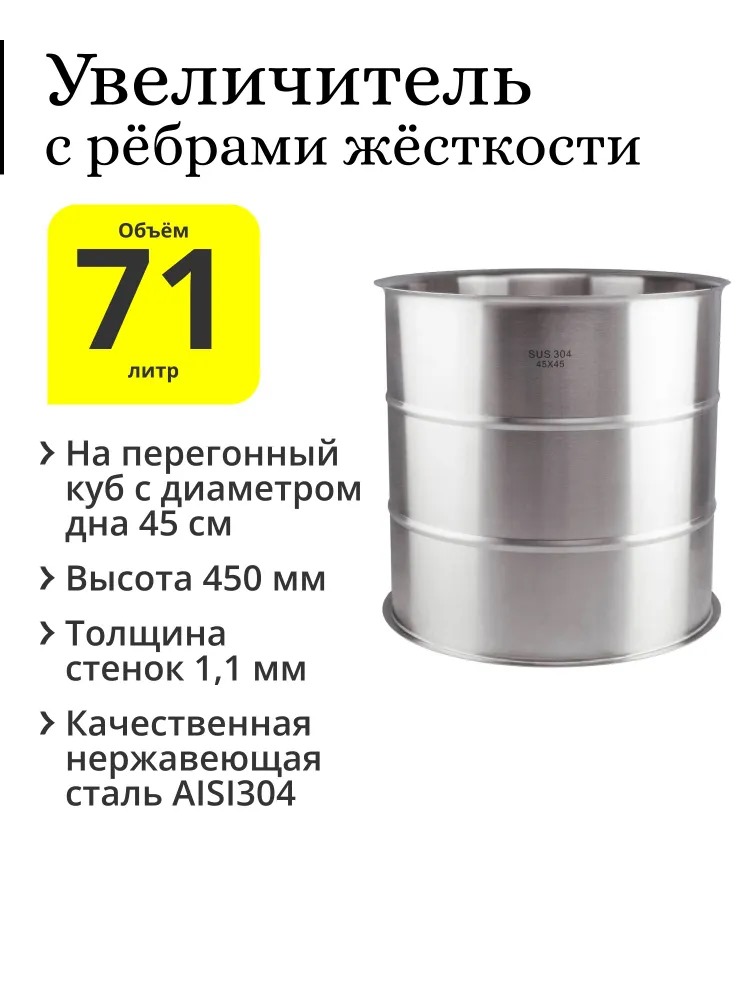 картинка Увеличитель куба 45*45 71л. от магазина Мангалторг