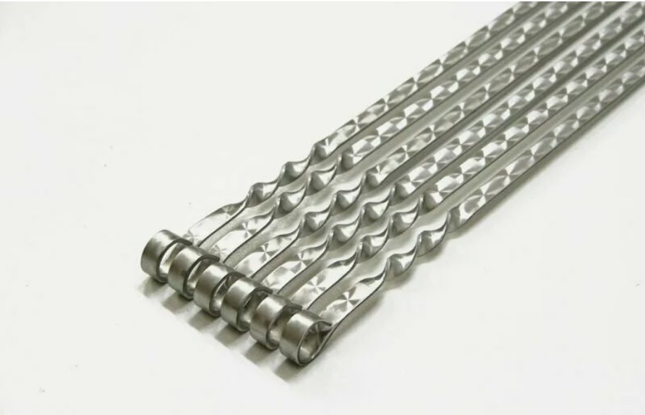 картинка Шампур из нерж. стали 400*12*3мм (без ручки) от магазина Мангалторг