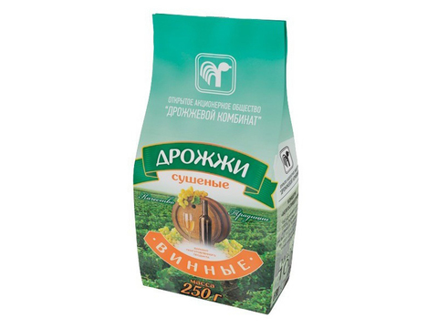 картинка Винные дрожжи Дрожжевой комбинат, 250 гр от магазина Мангалторг