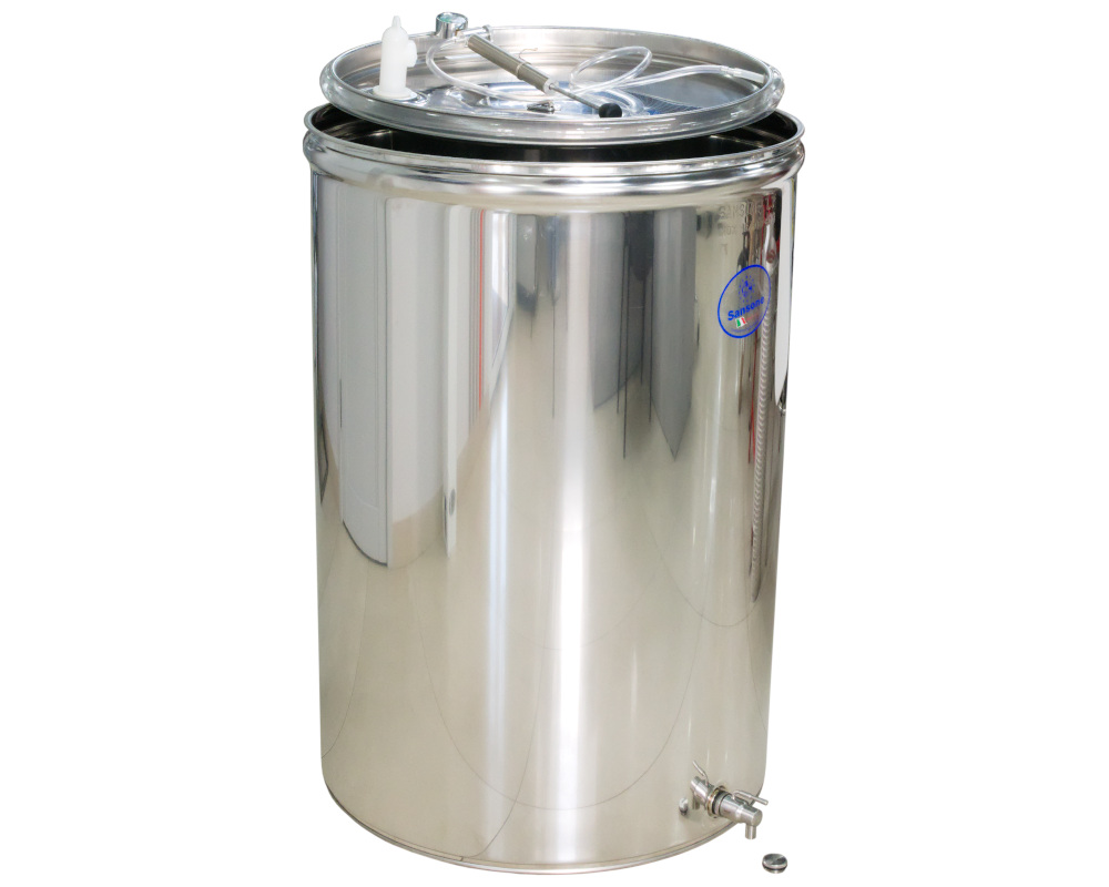 картинка Емкость нерж. с пневмо и пылезащитной крышкой, 300л. от магазина Мангалторг