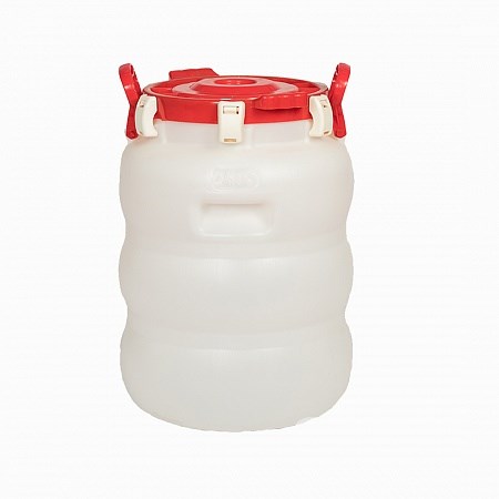 картинка Бочка 40 л герметичная с крышкой на защелках от магазина Мангалторг