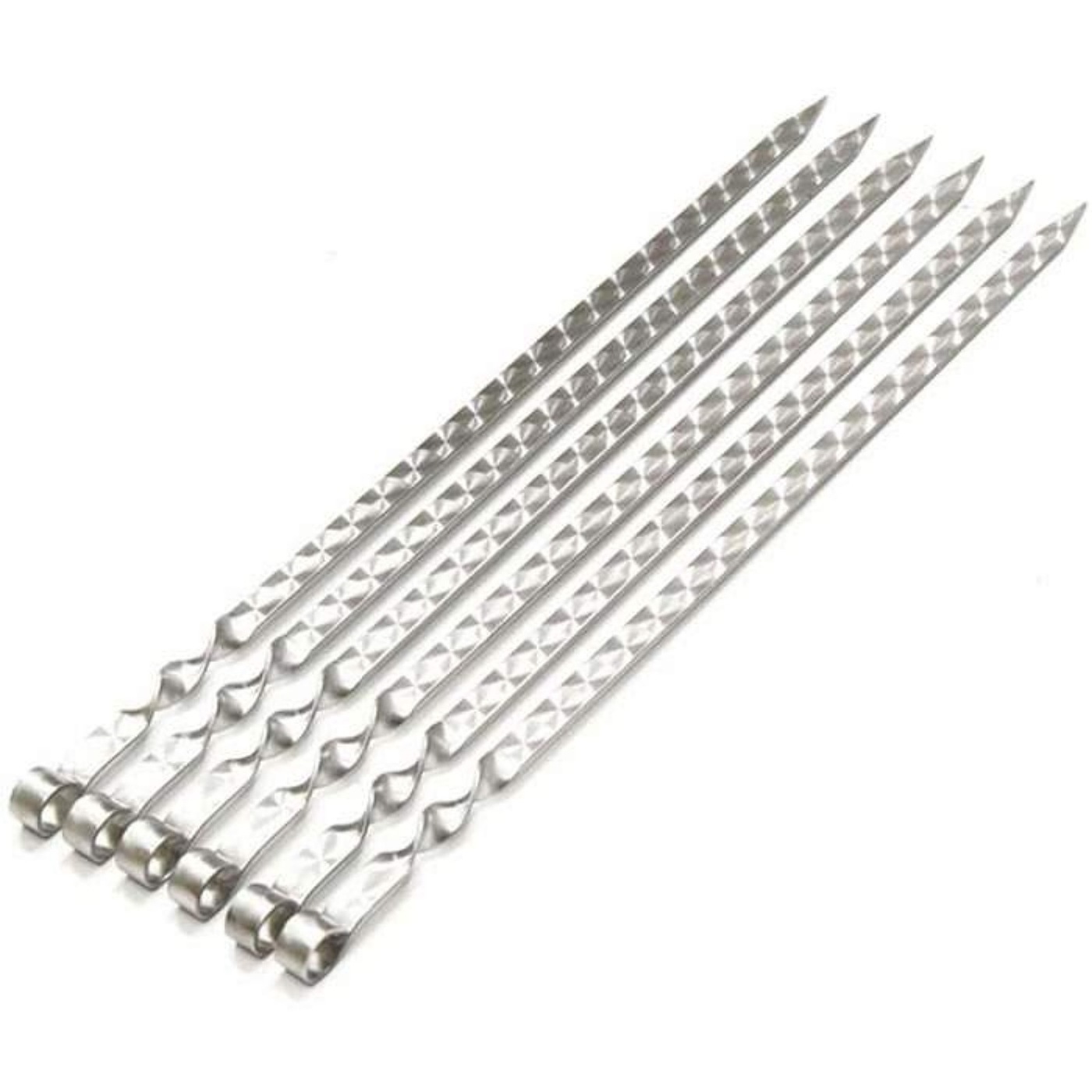 картинка Шампур из нерж. стали 550*12*3мм (без ручки) от магазина Мангалторг