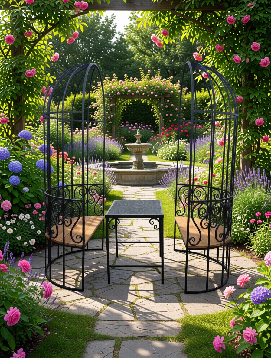 картинка Комплект садовой мебели "Кованый дуэт" от магазина Мангалторг