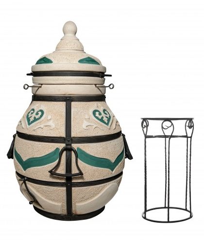 картинка Тандыр Дастархан (в комплекте со стойкой под крышку) от магазина Мангалторг