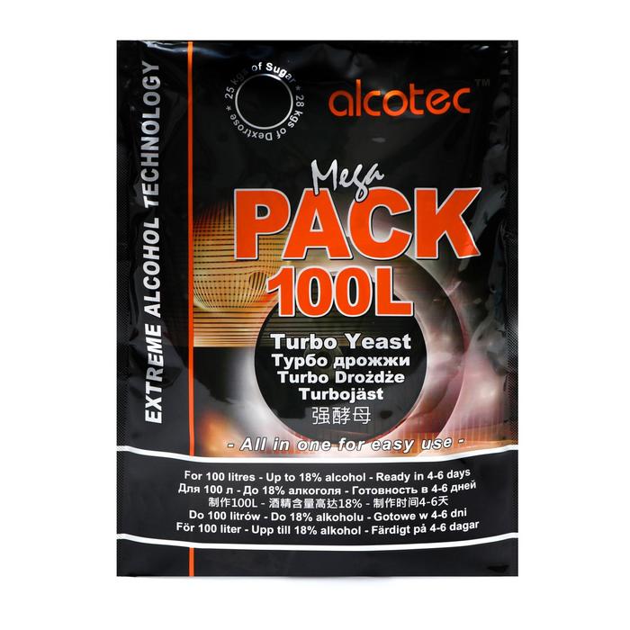 картинка Дрожжи Алкотек "Мега пакет 100л. (Alcotec MegaPack 100L) от магазина Мангалторг