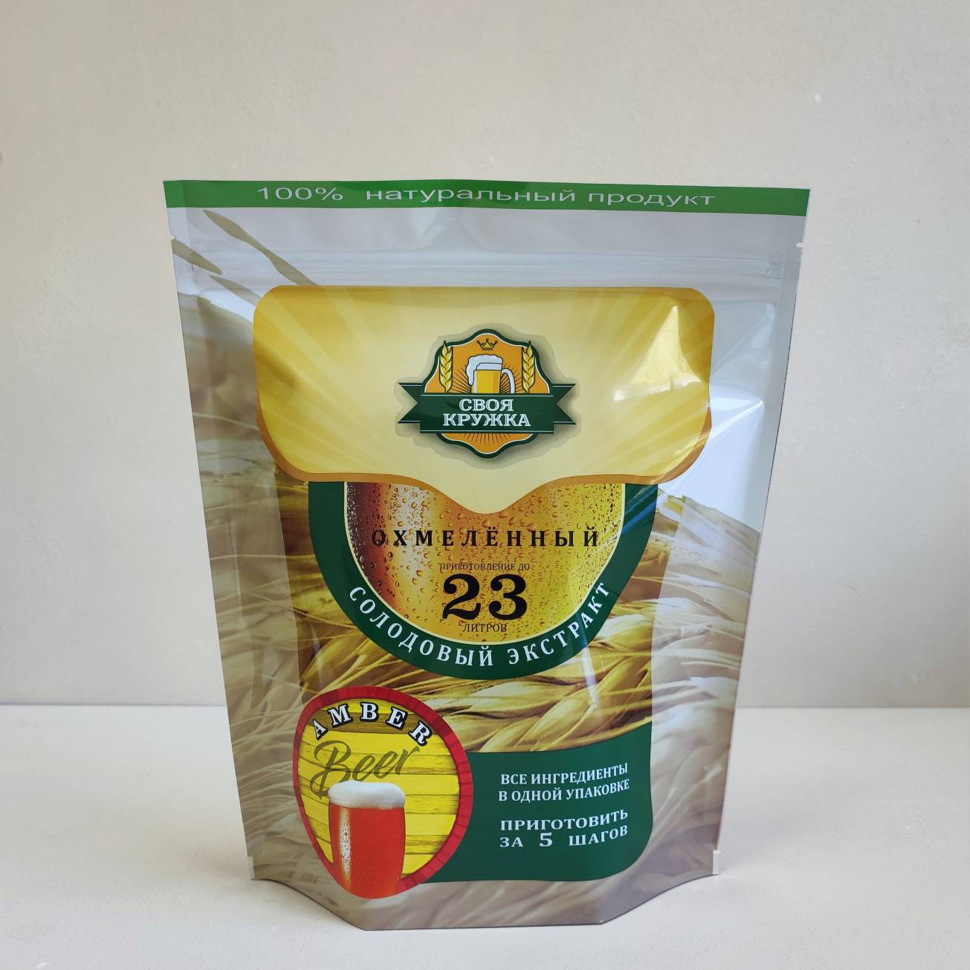картинка Солод.экстракт Своя Кружка Амбер "Amber" ОХМЕЛЕННЫЙ от магазина Мангалторг