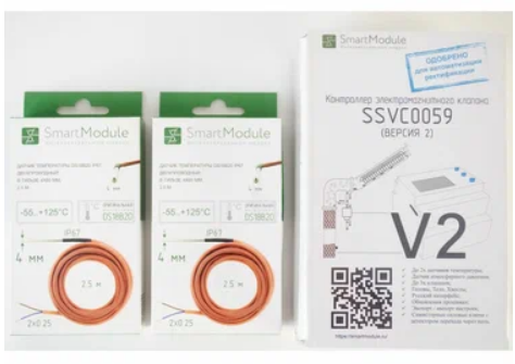 картинка Модуль для Ректификации, с датчиками температуры (комплект) от магазина Мангалторг