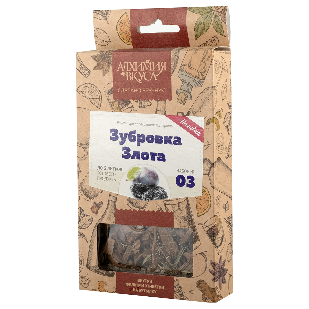 картинка Н-р трав и специй "Зубровка Злота" (Алх.вкус) от магазина Мангалторг