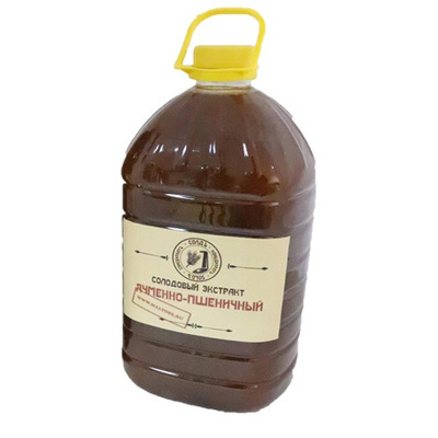 картинка Экстракт солод. "Ячменно-пшеничный" 5л. от магазина Мангалторг