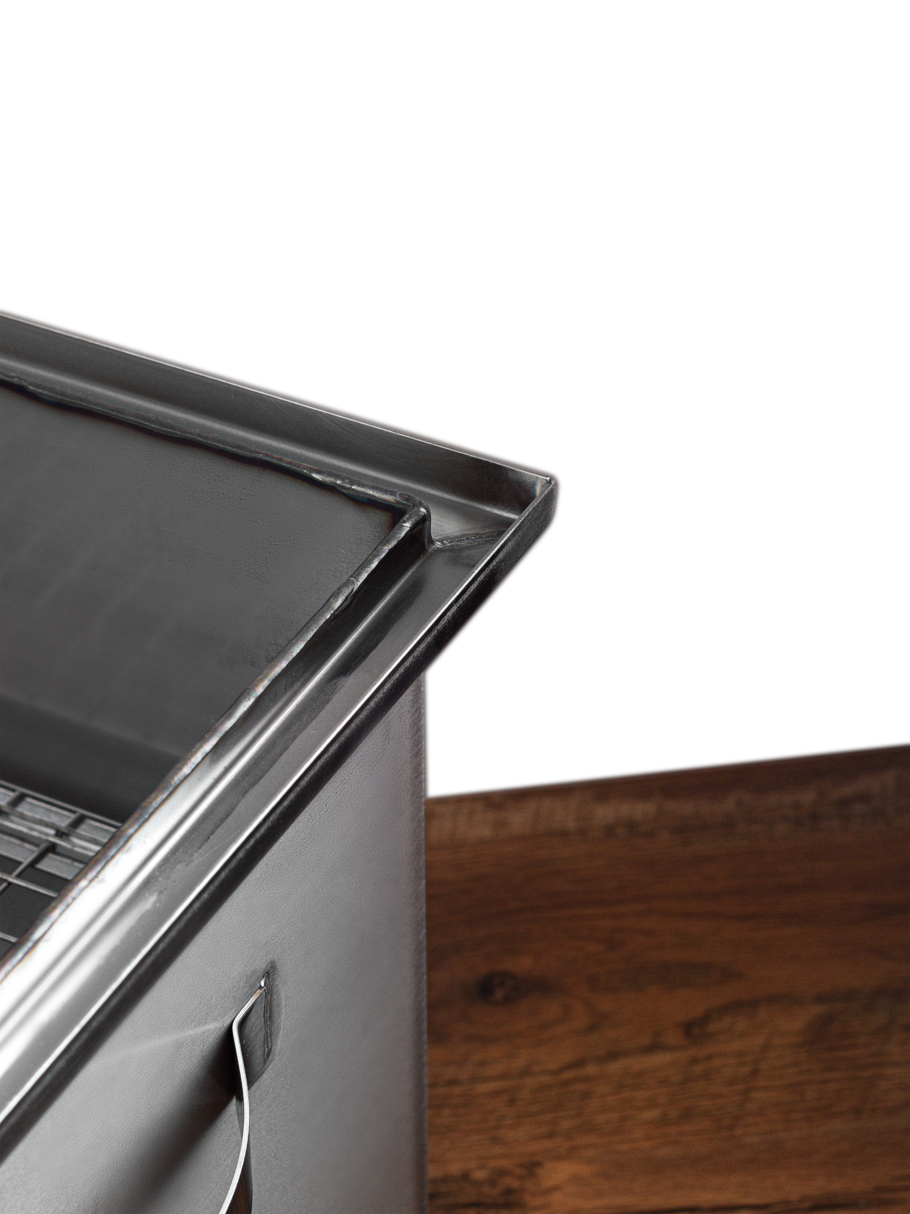 картинка Коптильня из нержавейки, 250×500×250мм. от магазина Мангалторг