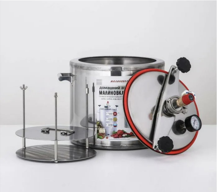 картинка Автоклав Малиновка 3в1, 3 версия 35 л от магазина Мангалторг