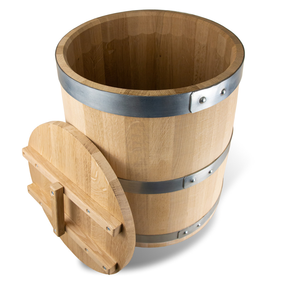 картинка Кадка дубовая 10 л от магазина Мангалторг