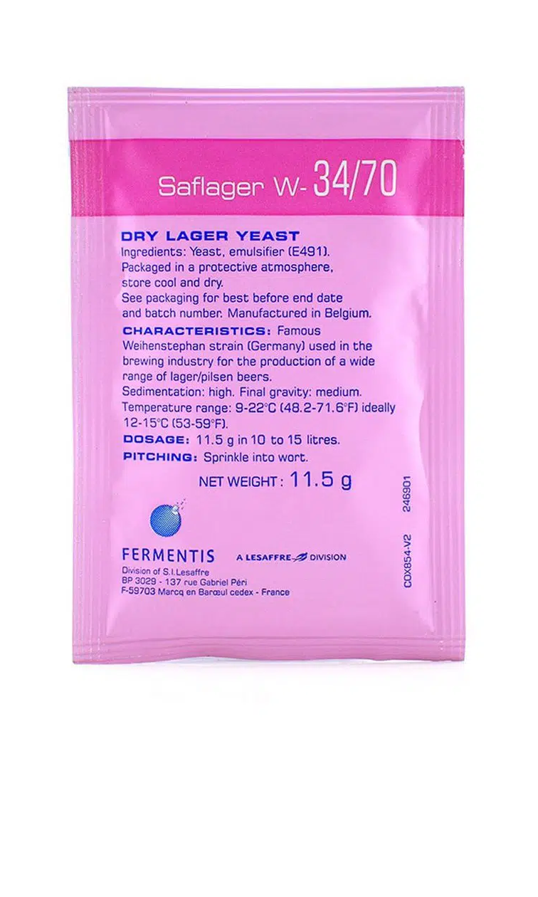 картинка Пивные дрожжи Ферментис СафЛагер (Fermentis Saflager W-34/70). 11.5г от магазина Мангалторг