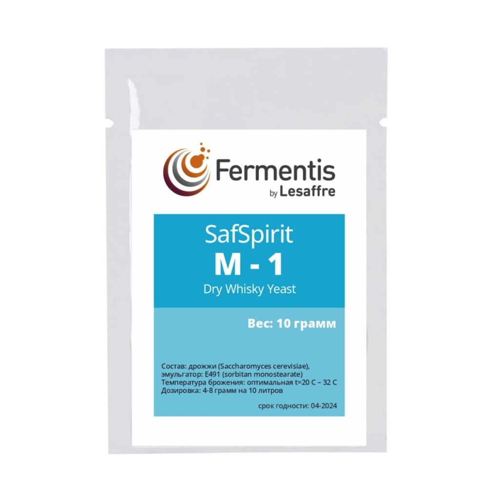 картинка Дрожжи для виски Ферментис СафСпирит (Fermentis SafSpirit) M-1, 10гр от магазина Мангалторг