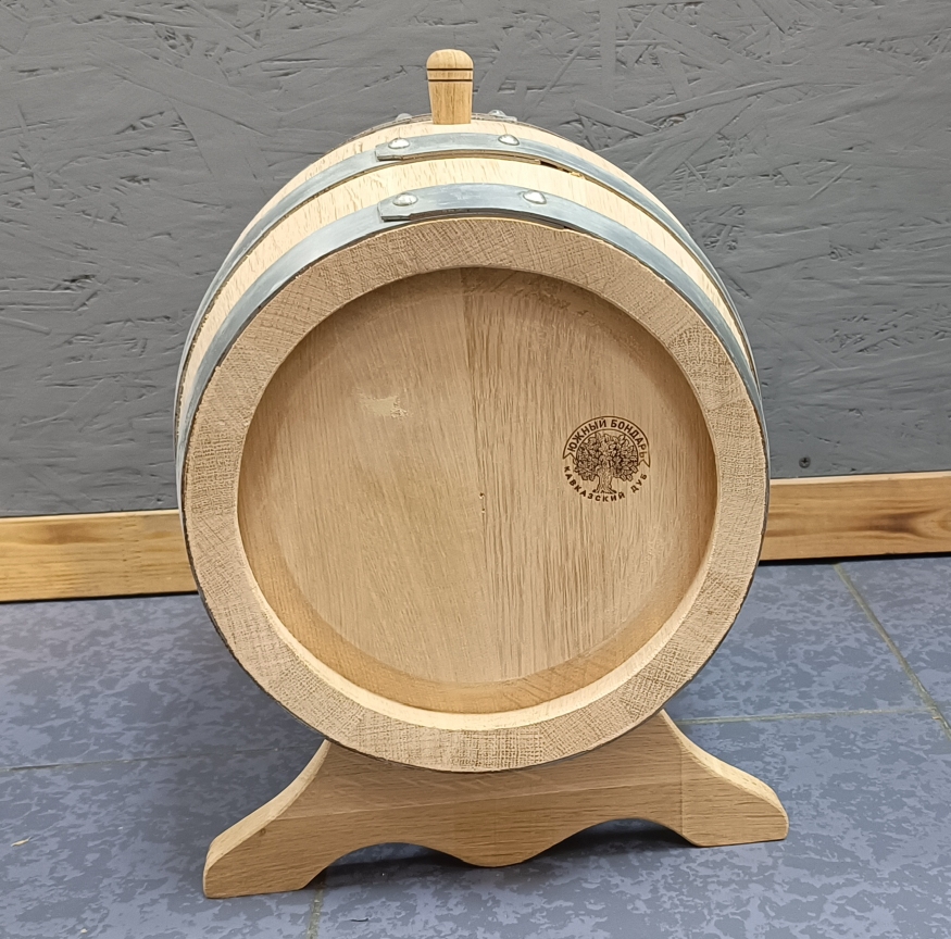 картинка Бочка дубовая  15 л (средний обжиг) "Южный Бондарь" от магазина Мангалторг