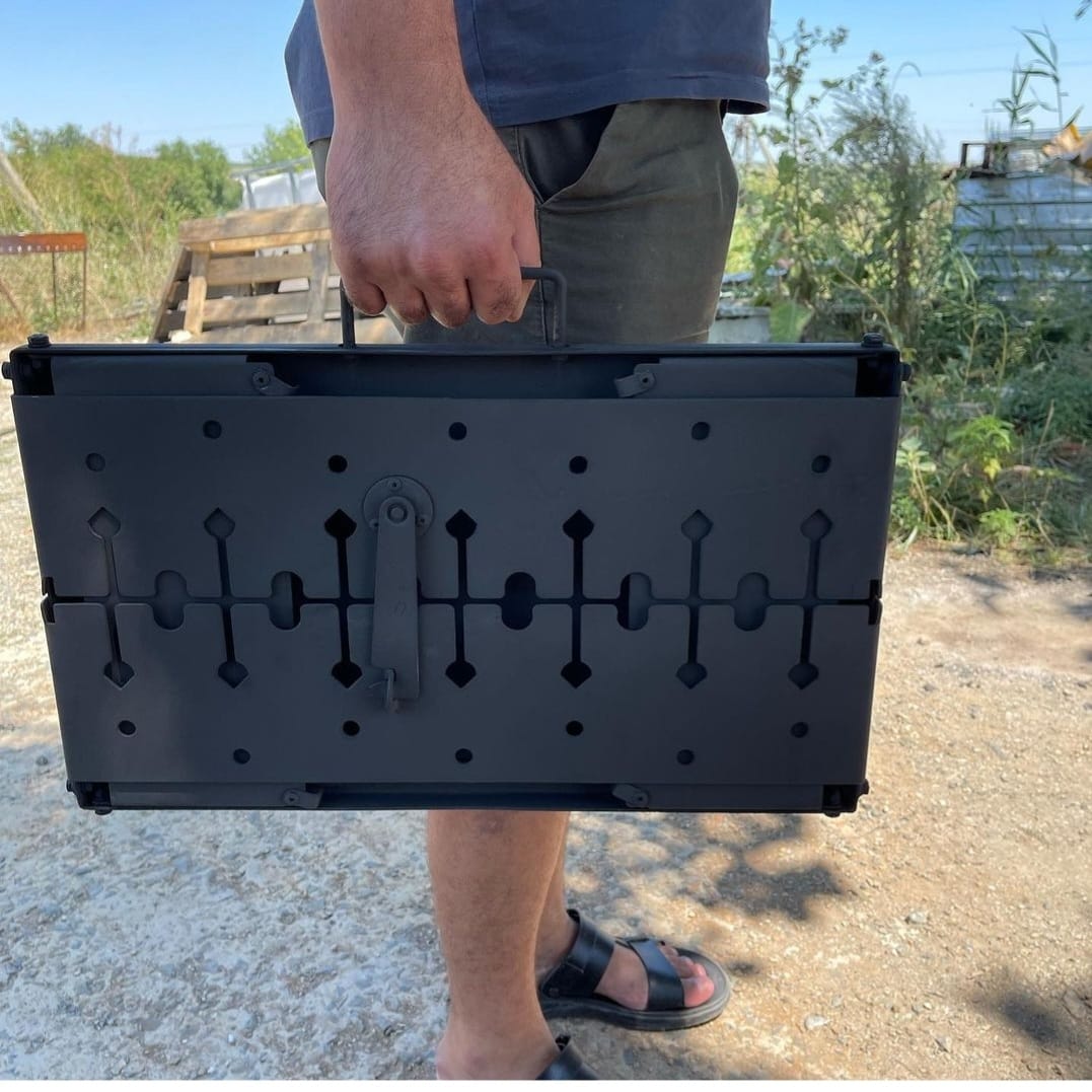 картинка Мангал разборный "Раскладушка" (500*300) от магазина Мангалторг