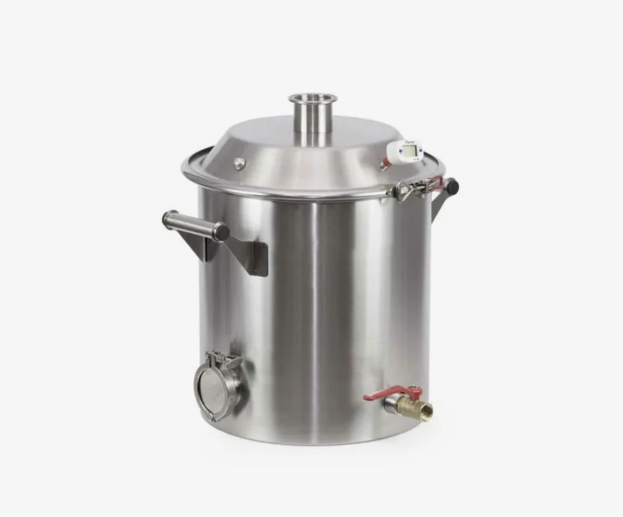 картинка КУБ "ЗАГОТОВЩИК" 37л/2" с целой купольной крышкой от магазина Мангалторг