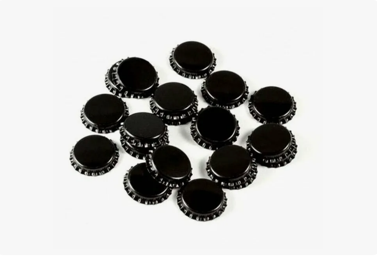 картинка Кроненпробки Черные 26 мм, 80 шт от магазина Мангалторг