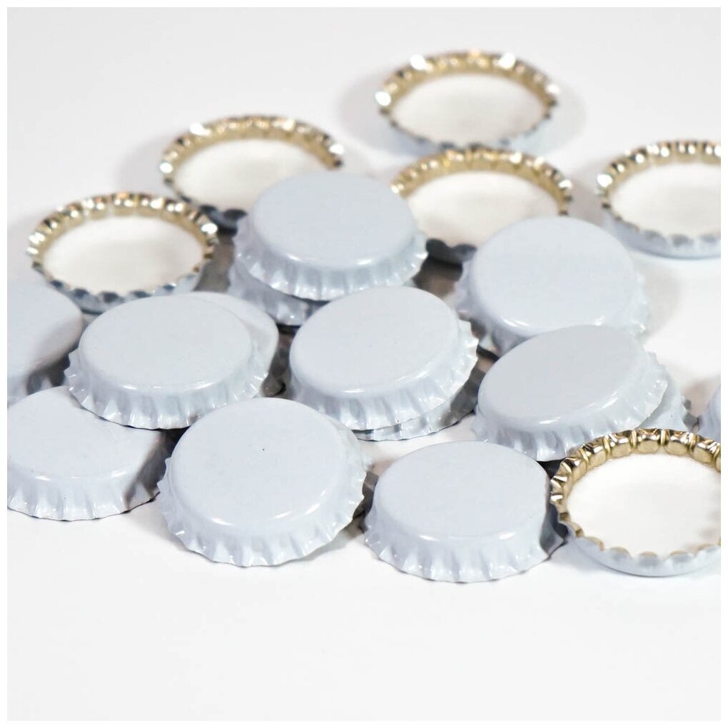 картинка Кроненпробки Белые 26 мм, 80 шт от магазина Мангалторг