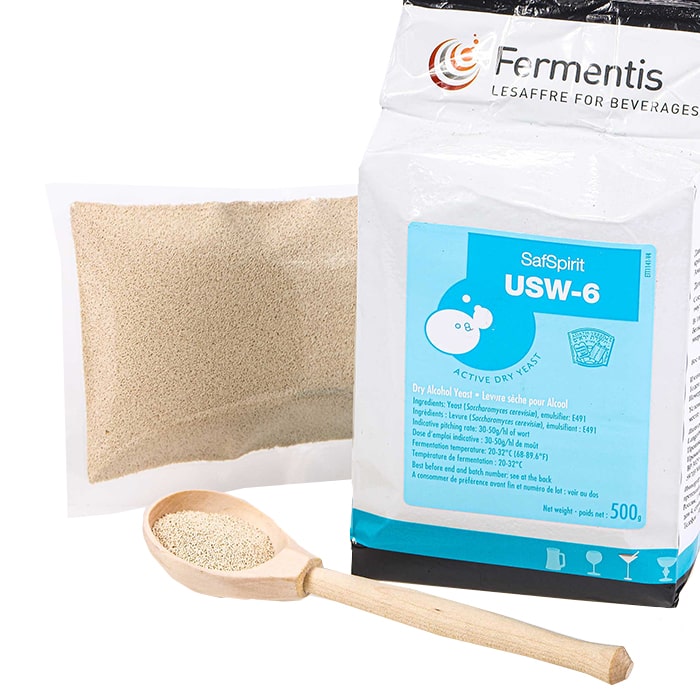 картинка Дрожжи для виски Ферментис СафСпирит ЮСВ-6 (Американский виски), (Fermentis SafSpirit USW-6 (American Whiskey), 10гр от магазина Мангалторг