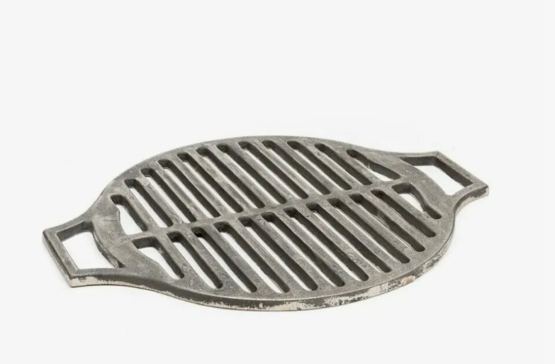 картинка Решетка гриль чугунная круглая Д 415 мм, толщина 10 мм от магазина Мангалторг